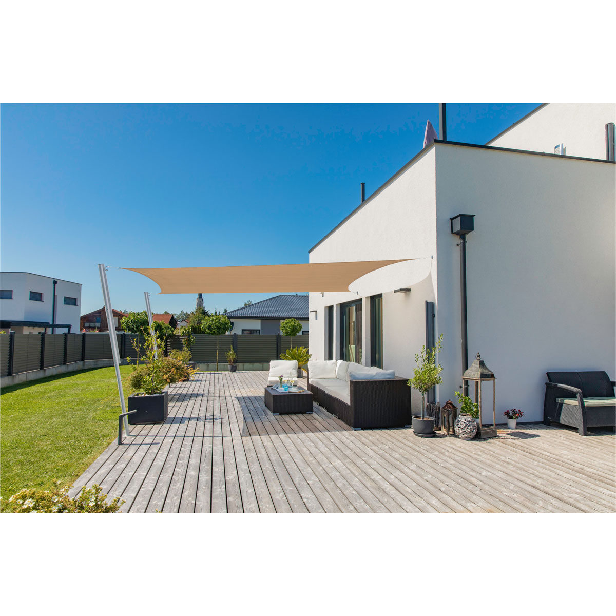 Rechteck-Segel Capri 3 x 4 m reed Bild 2