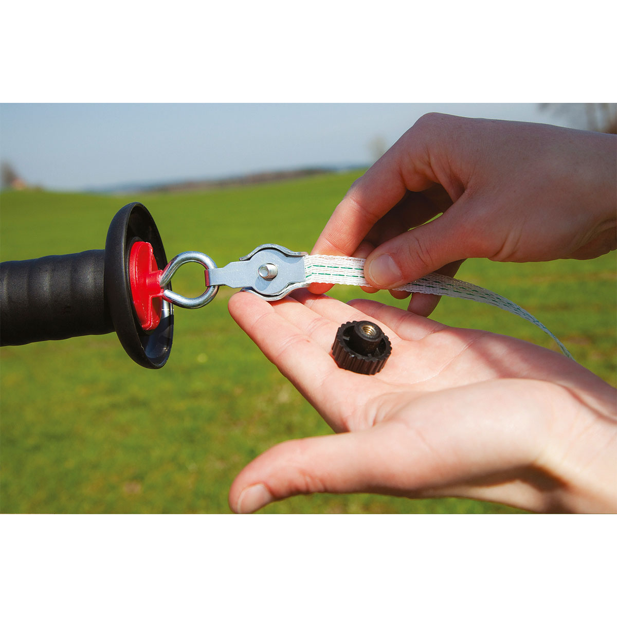Torgriff mit Seil- und Litzenanschluss schwarz für 10-20 mm Bild 4