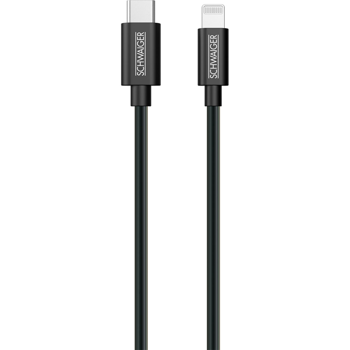 Schwaiger  Sync und Ladekabel für Apple 0,5 m schwarz Bild 5