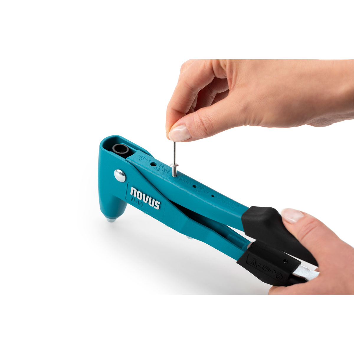 Novus Blindnietzange N-10 Set inkl. 60 Alu Blindnieten Bild 2