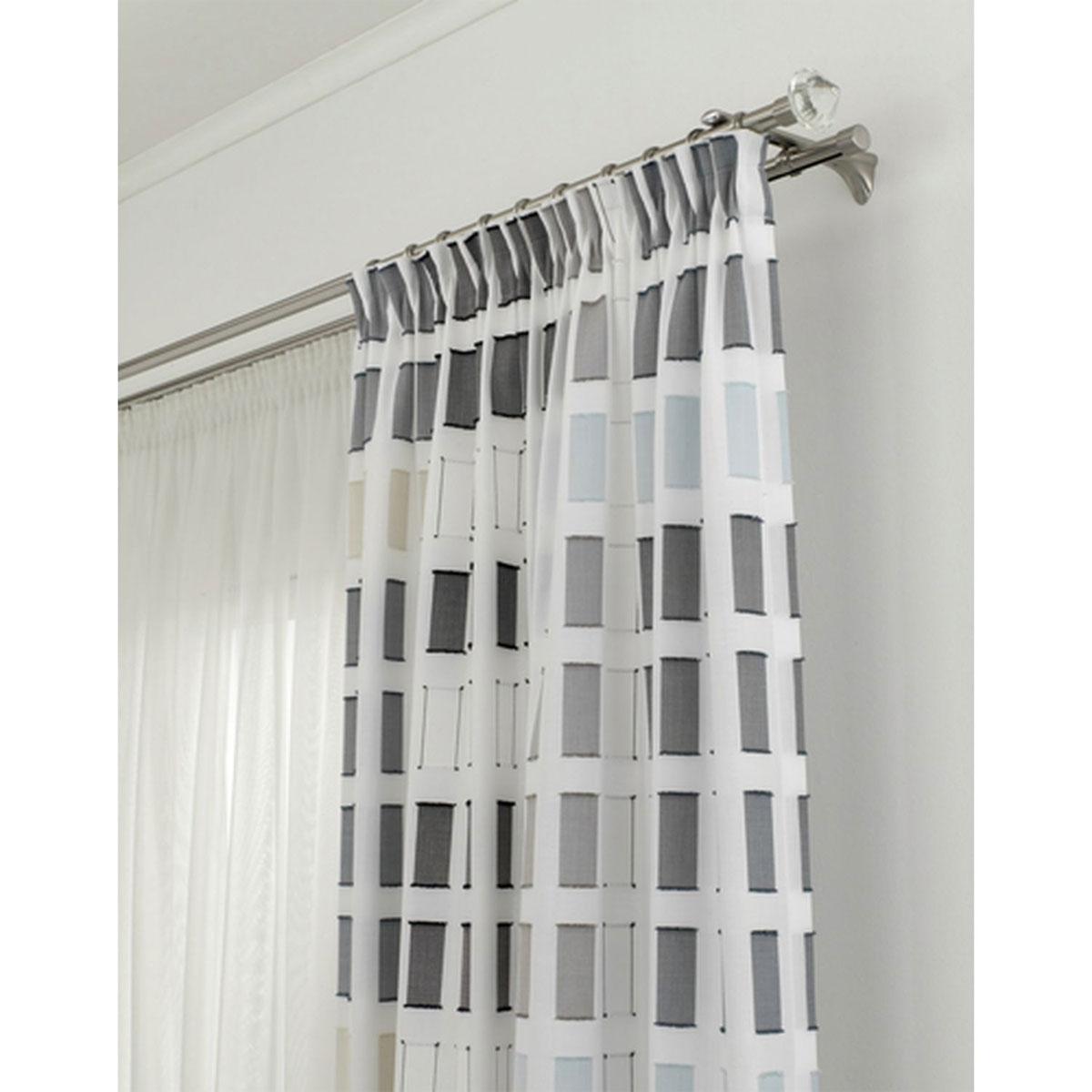 Gardinia Endkappe Chicago für Durchmesser 20 mm Edelstahl-optik Bild 8