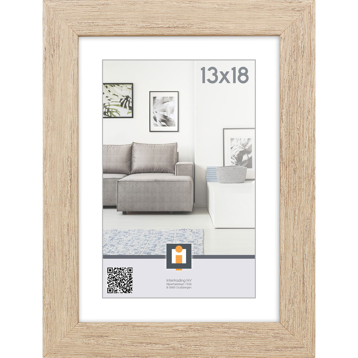 Bilderrahmen Livorno 13x18 cm Vintage Eiche