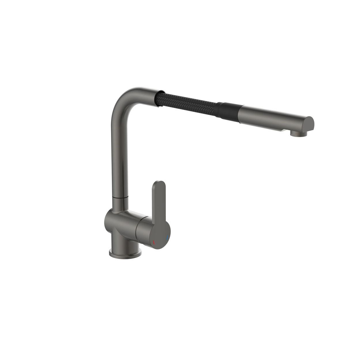 Schütte Spültischarmatur London graphite mit herausziehbarem Auslauf Bild 3
