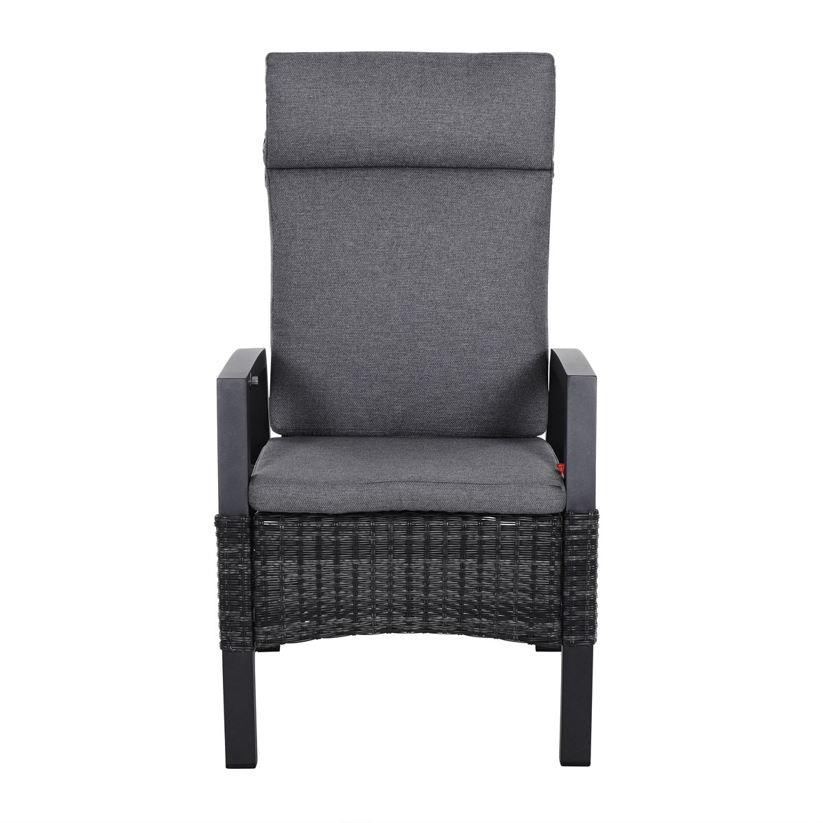 Siena Garden Positionssessel Taranto Aluminium-Gestell anthrazit Gardino-Geflecht