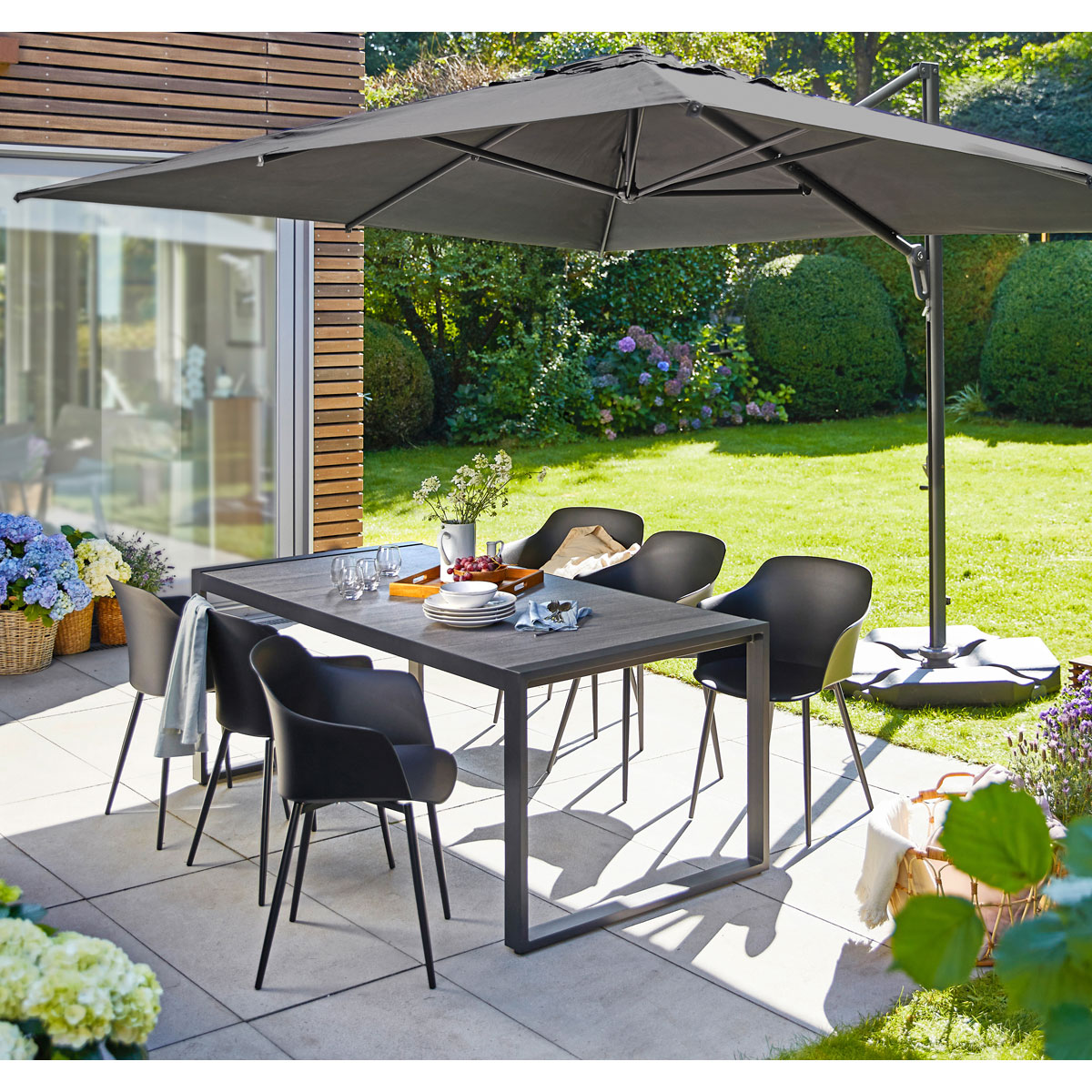 Haveson Kunststoff-Sessel Madeira schwarz Bild 6