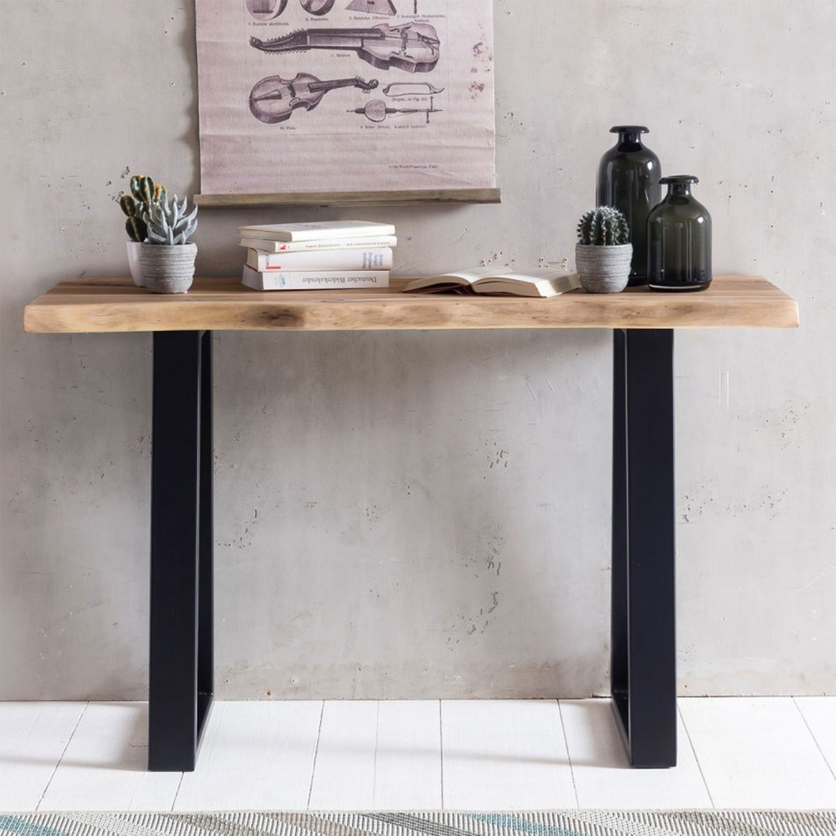 Wohnling Konsolentisch Gaya Massivholz Bild 2