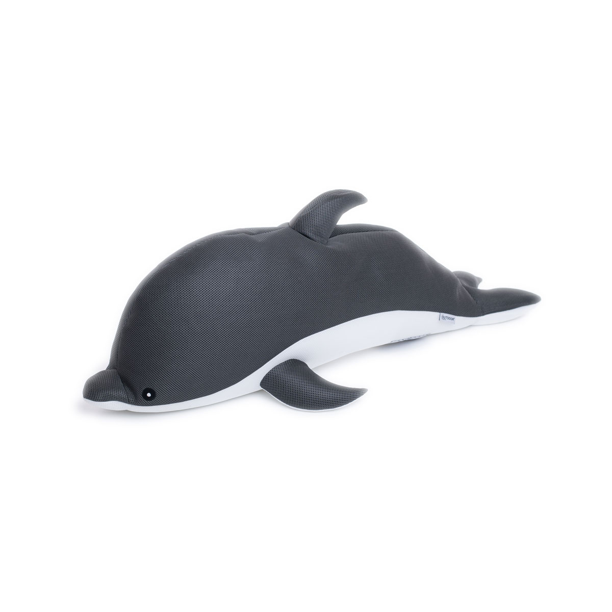 Westmann Sitzsack & Schwimmtier Delfin 102x40x36cm Dunkelgrau Bild 2