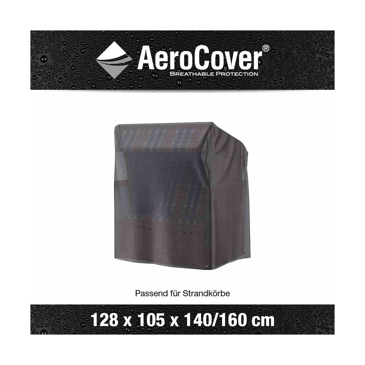 Strandkorbhülle AeroCover 128 x 105 x 160/140 cm atmungsaktiv Bild 3