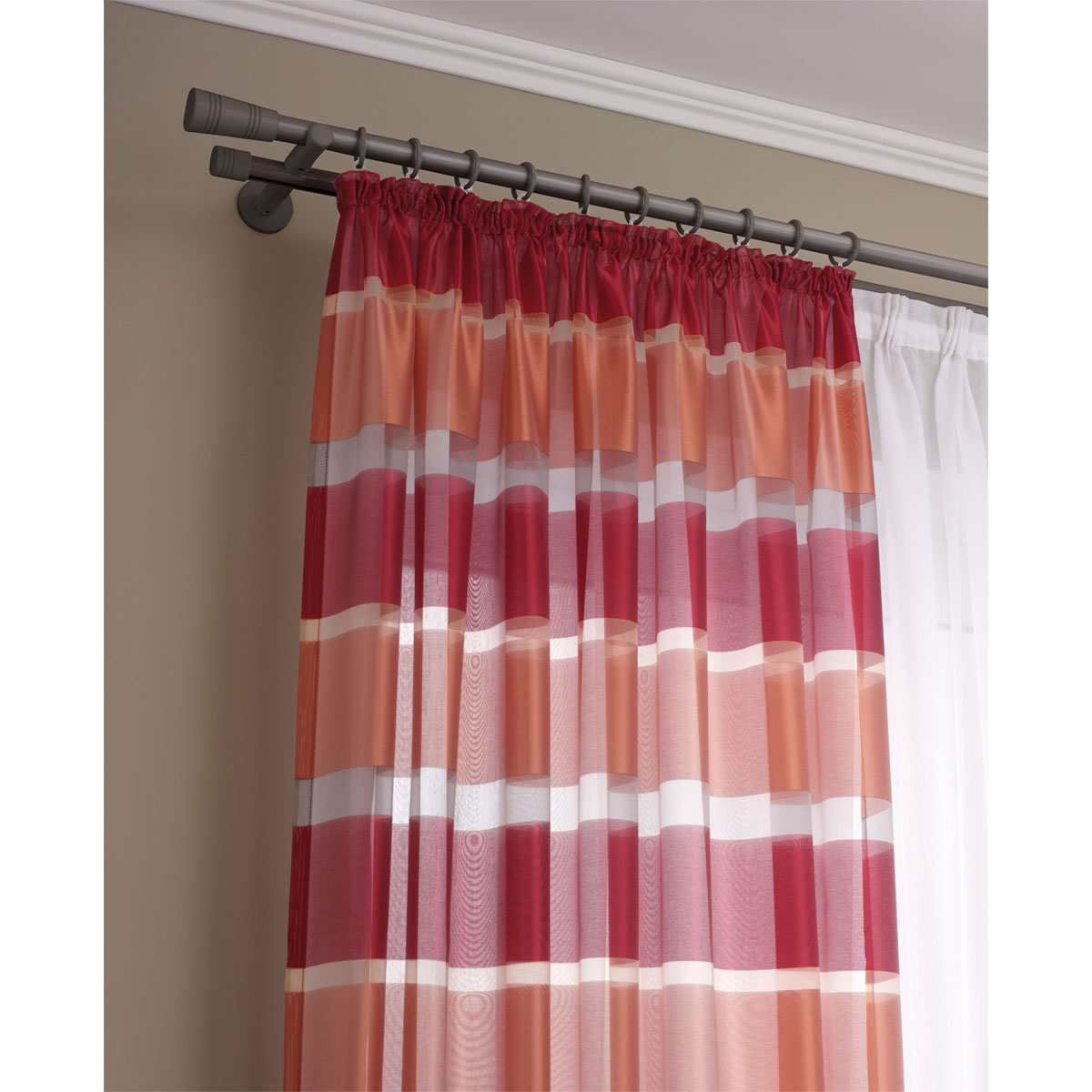 Gardinia  Gardinenstange Chicago mit Innenlauf Durchmesser 16 mm 160 cm titan Bild 4