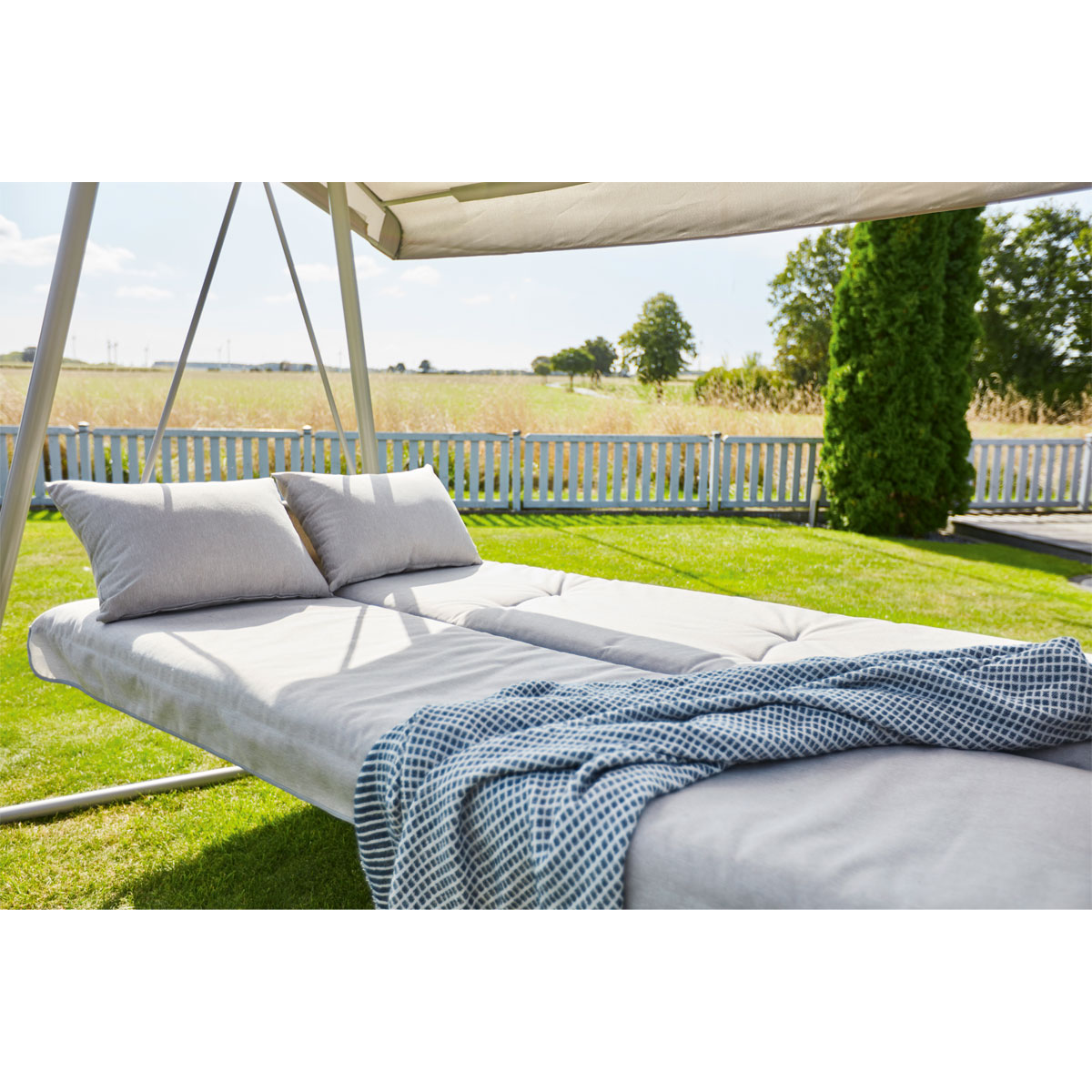 Haveson Hollywoodschaukel Milos mit Bett-Funktion Bild 9