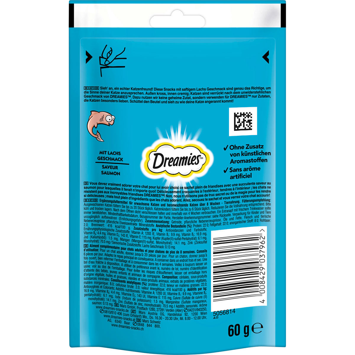 Dreamies Lachs 60 g Bild 2