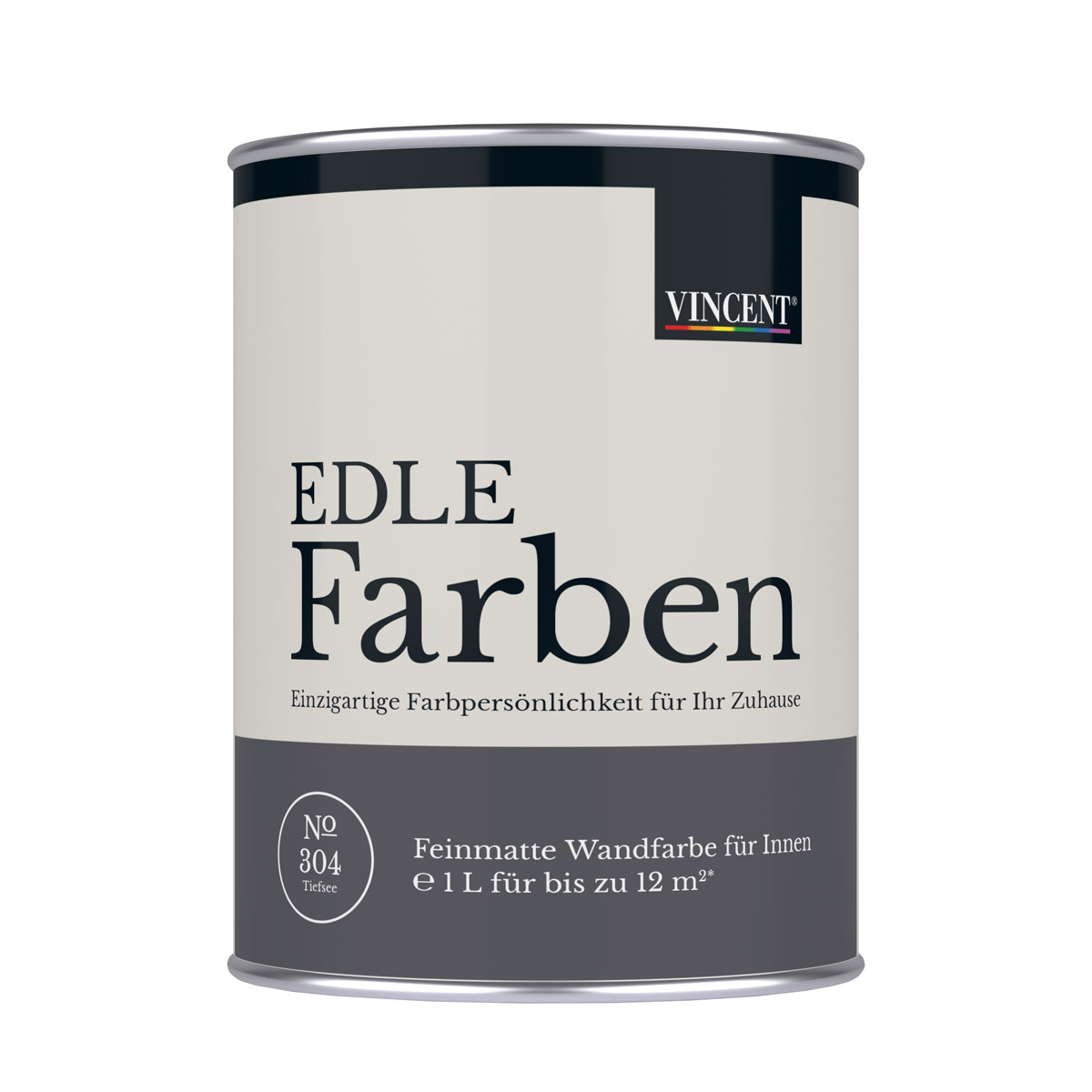 Vincent  Wandfarbe EDLE Farben Tiefsee matt 1,0 L