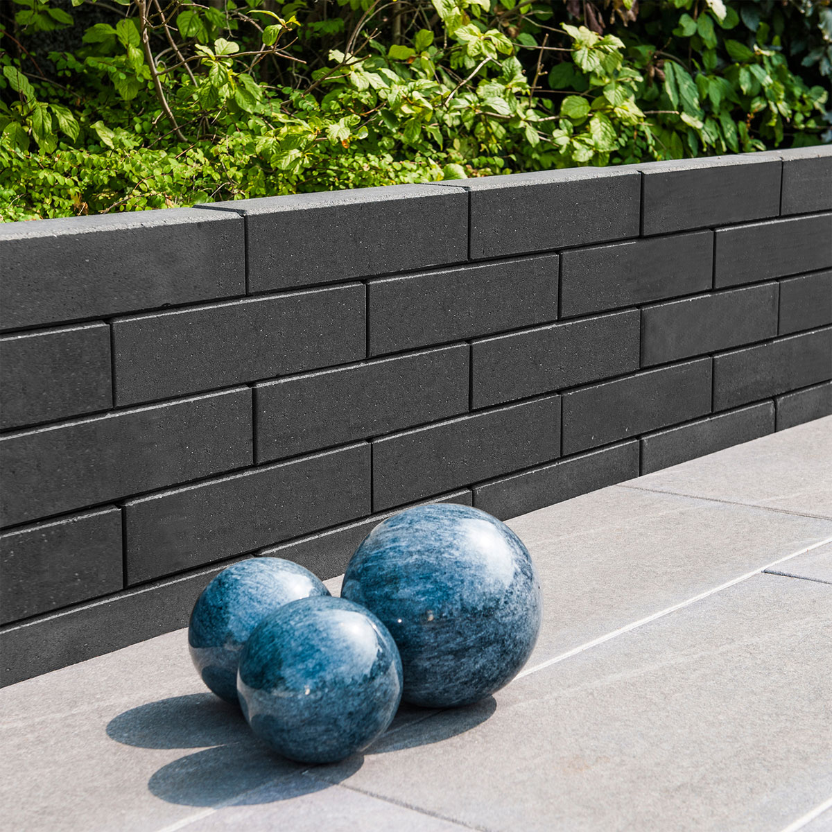 Diephaus  Mauerstein Linear Slim Basalt 40 x 10 x 10 cm Bild 3