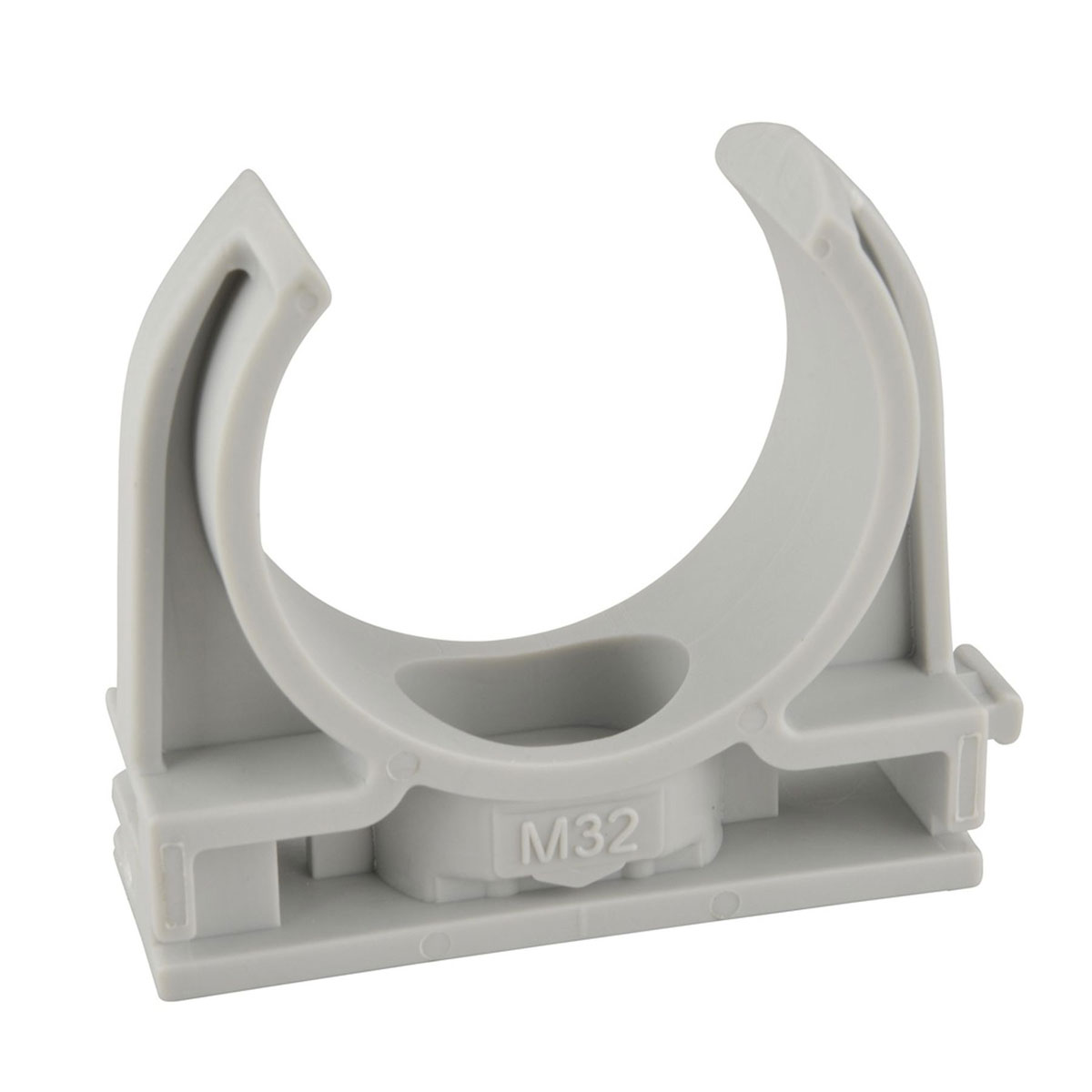 Rohr-Klemmschelle EN32 grau 4 Stück