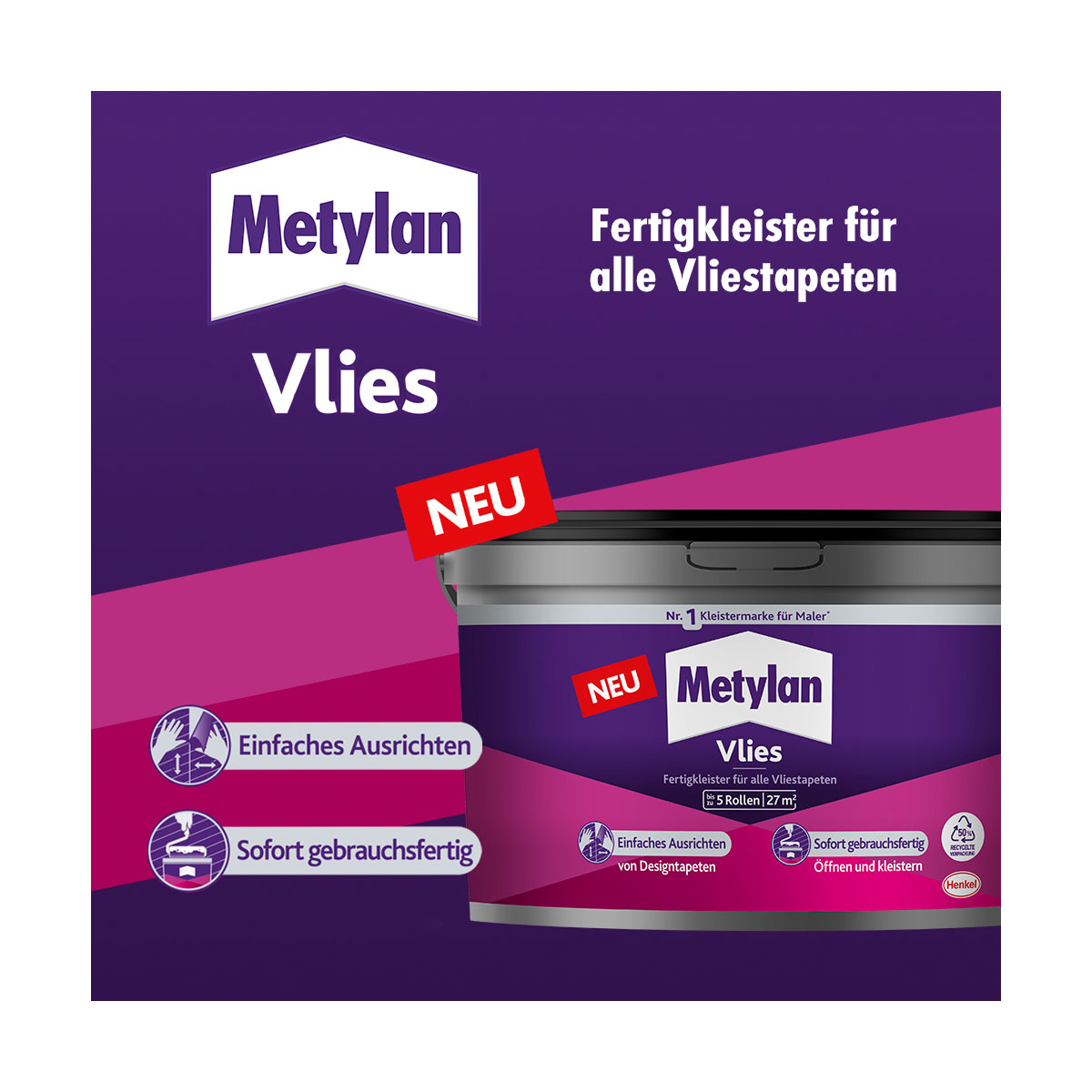 Metylan Tapetenkleister Vlies 5 kg