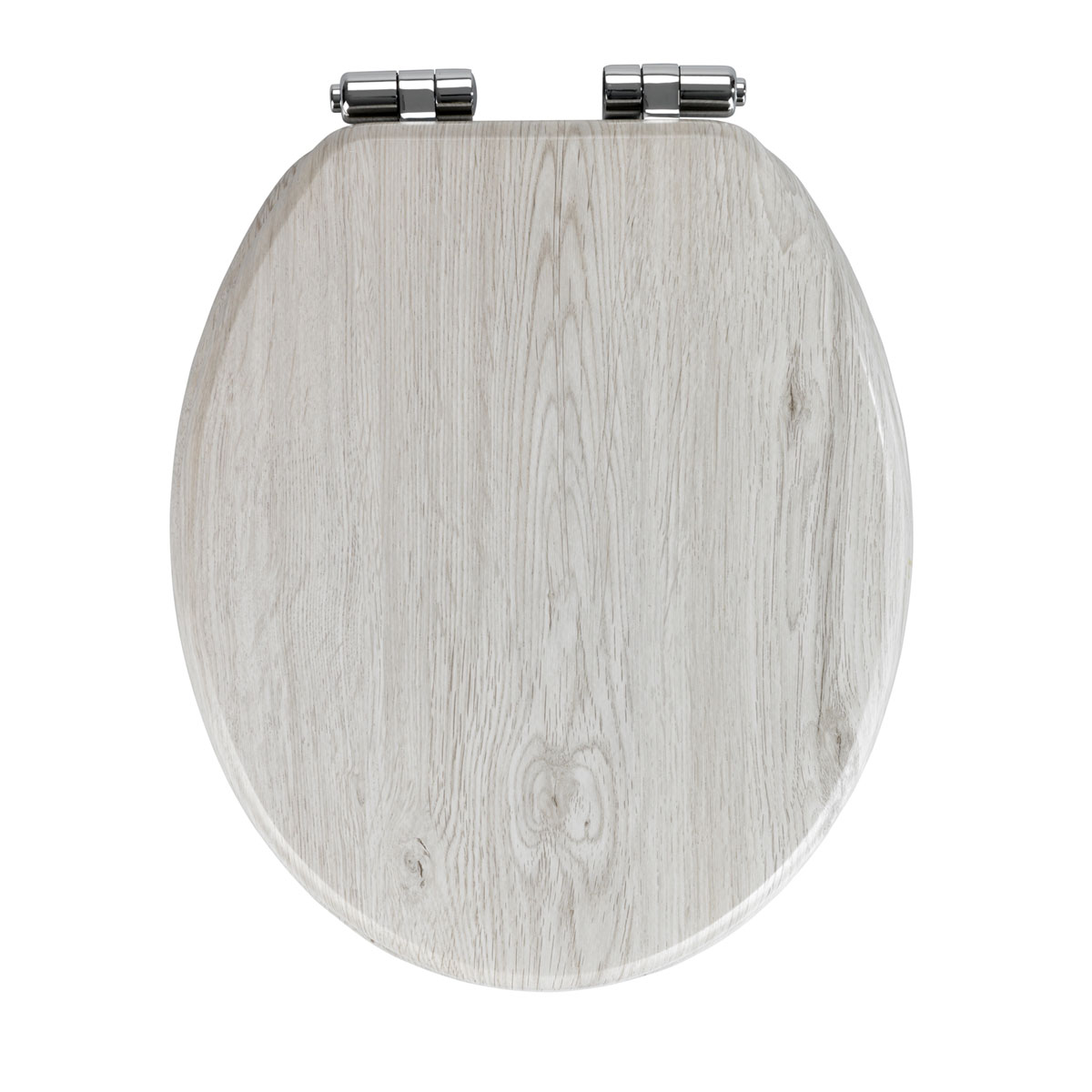 Wenko  WC-Sitz Eiche Grau mit Absenkautomatik Bild 1