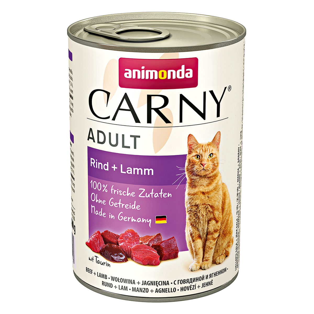 Carny Nassfutter Adult Rind und Lamm 400 g