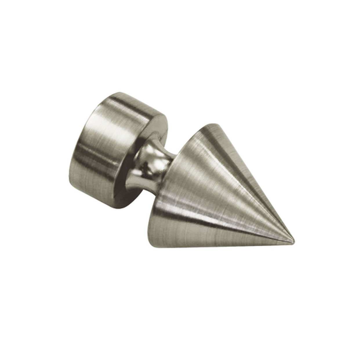 Gardinia Endstück Spitze für Durchmesser 19 mm 5,08 cm Edelstahl-optik