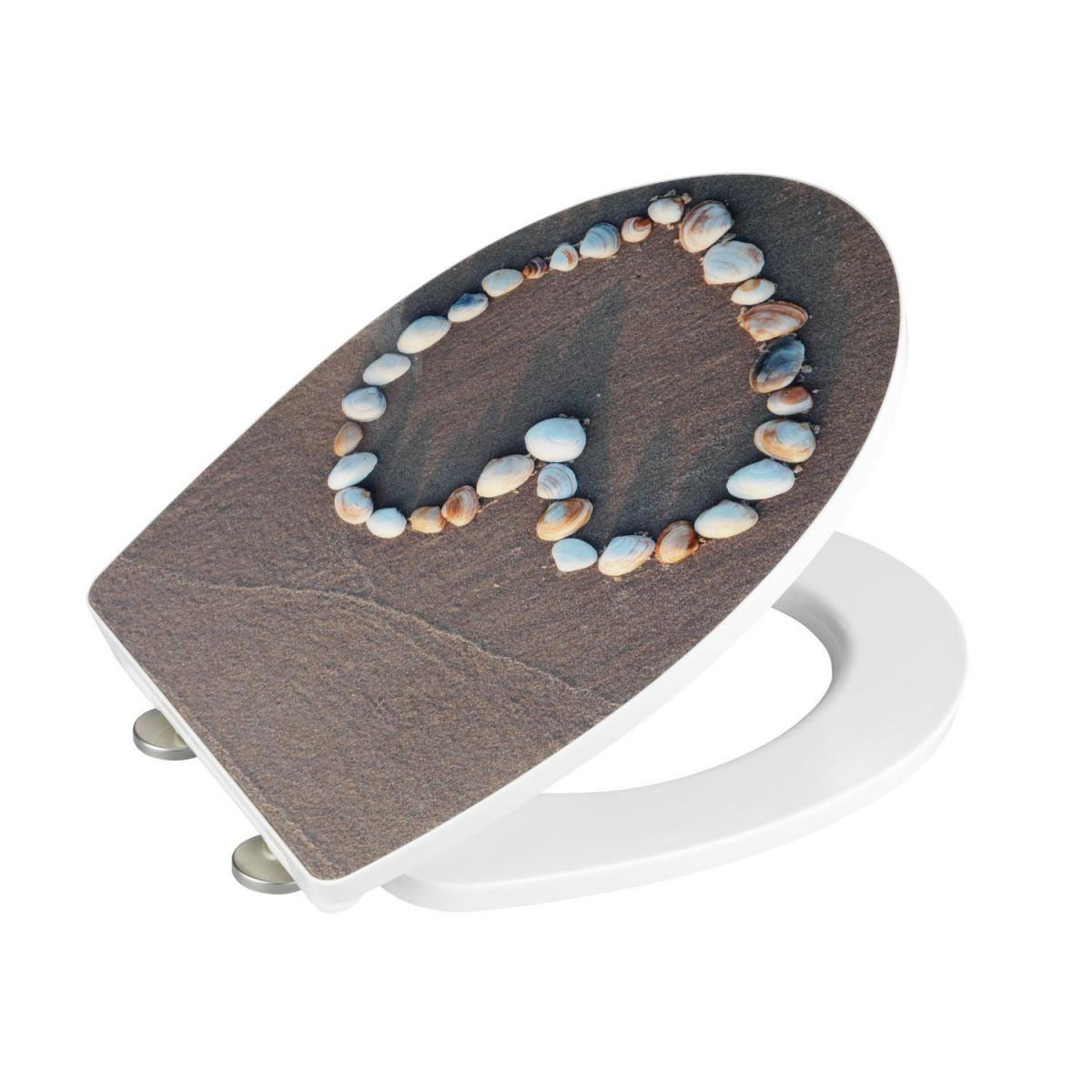 Wenko Premium WC-Sitz Heartbeach antibakteriell mit Absenkautomatik Bild 3