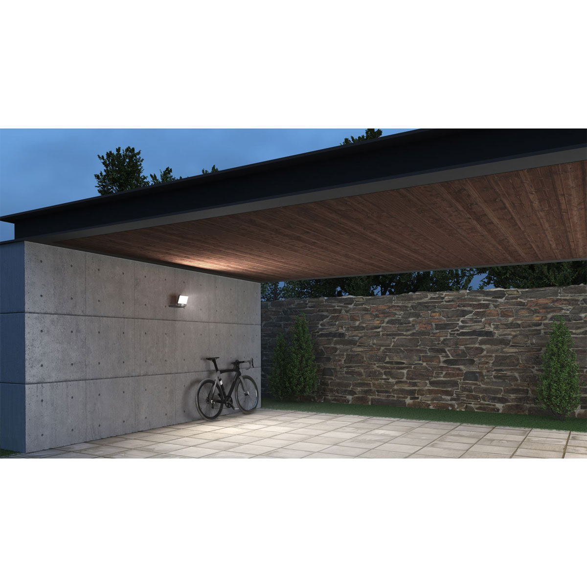 Steinel LED-Strahler XLED ONE S mit Bewegungsmelder schwenkbar anthrazit Bild 3