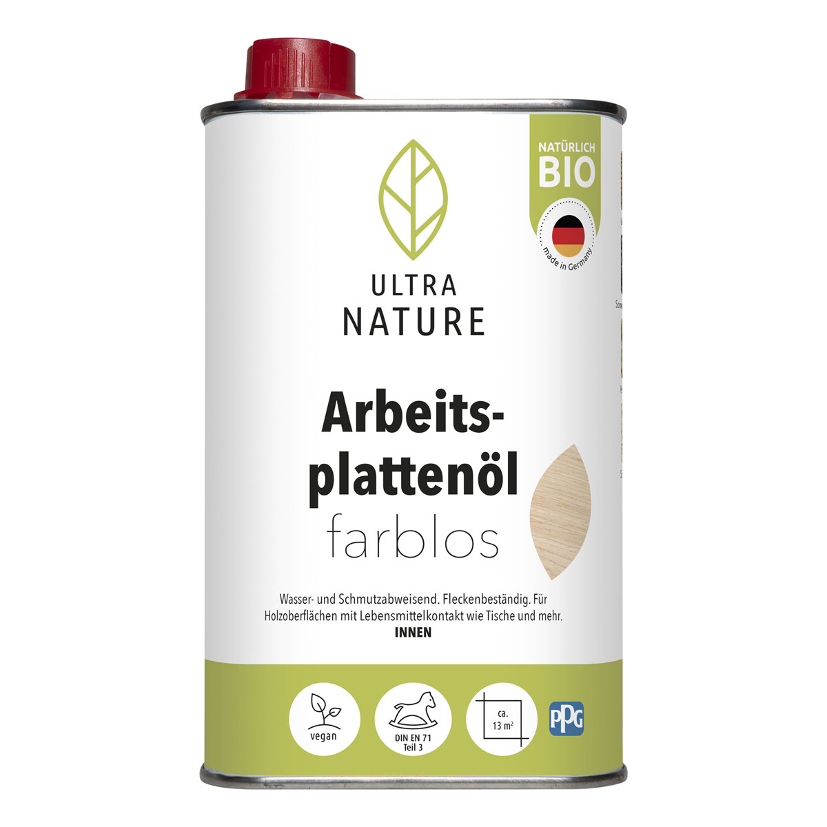 Ultra Nature Arbeitsplattenöl Farblos 0.5 L