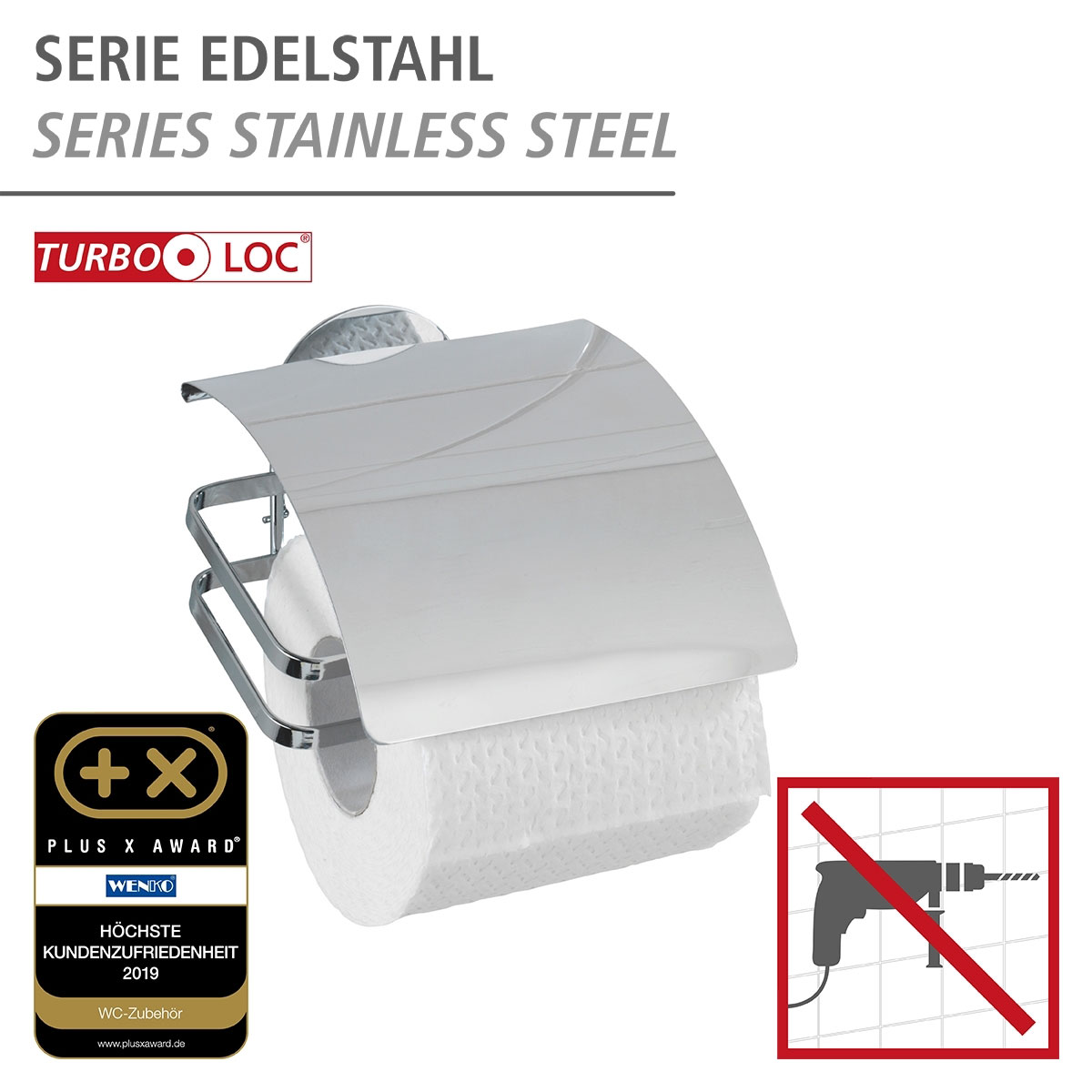 Turbo-Loc® Toilettenpapierhalter „Cover“