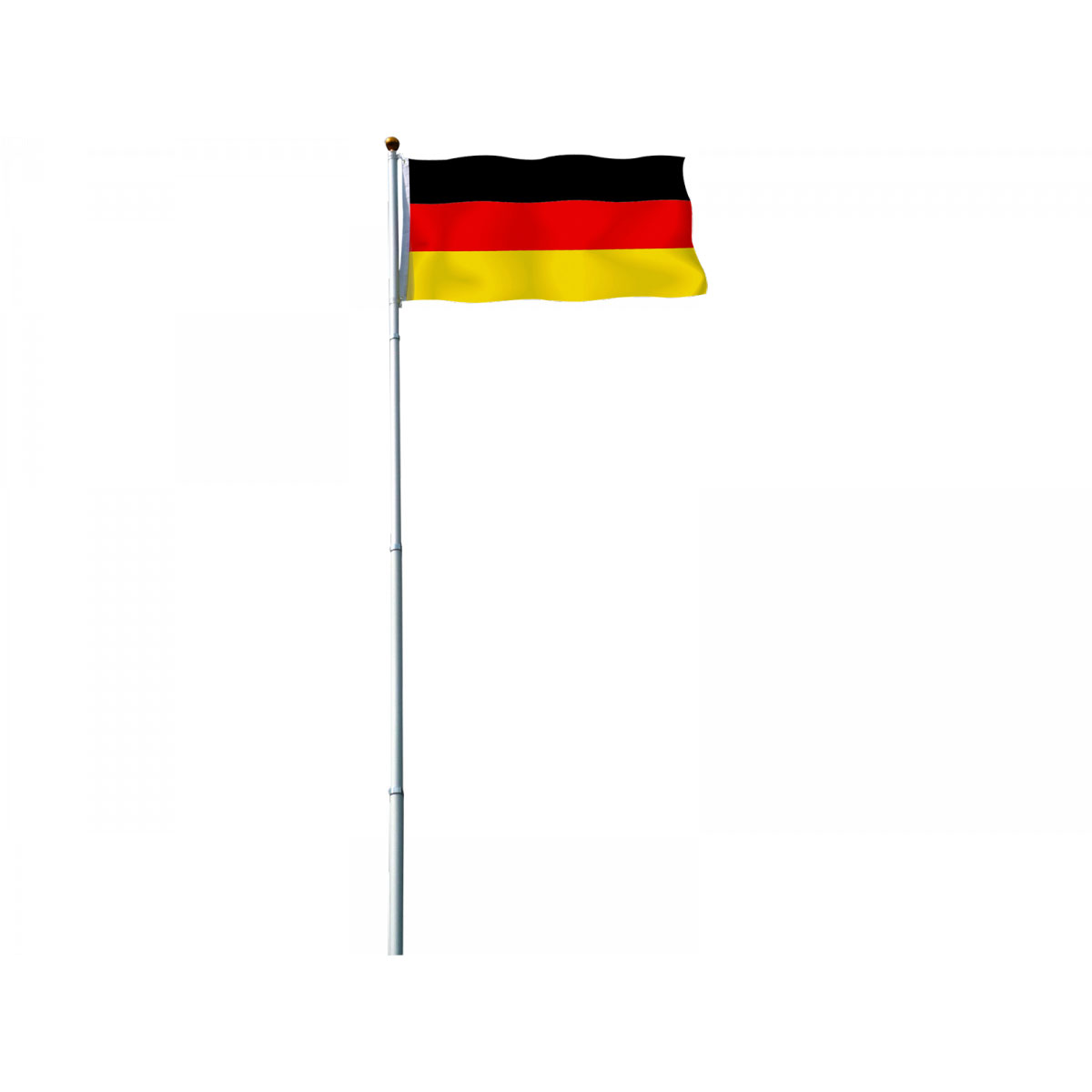 Teleskop-Fahnenmast Deutschland 6m