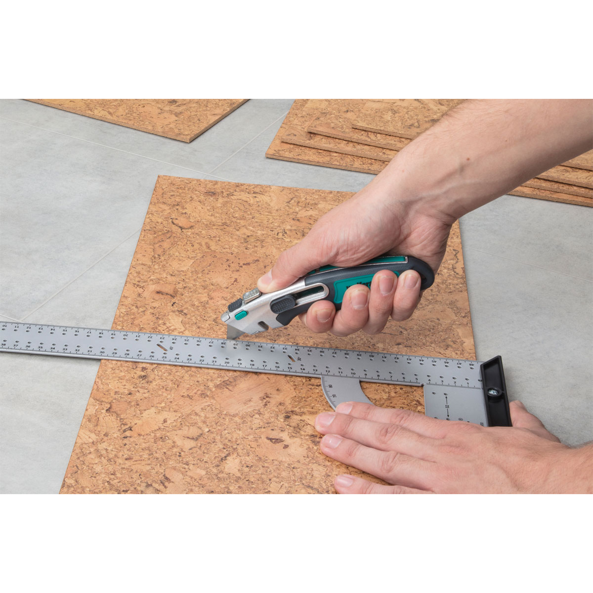 Wolfcraft  Profi-Dual-Sicherheitsmesser mit Trapezklinge Bild 5