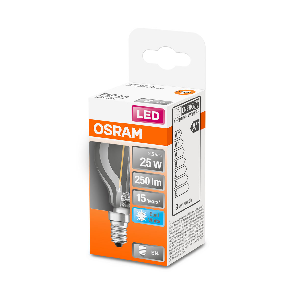 Osram LED-Leuchtmittel E14 25W klar Bild 2