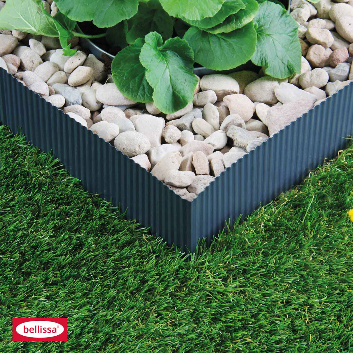 Rasenkante Spina 2er Set verzinkt 103 x 16 cm Bild 2