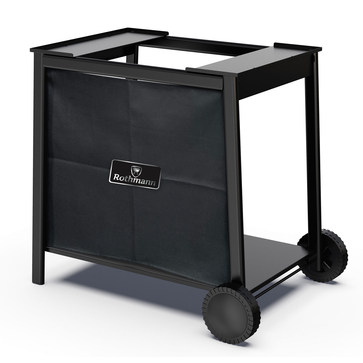 Rothmann Grillwagen pulverbeschichtetes Stahl anthrazit Bild 5