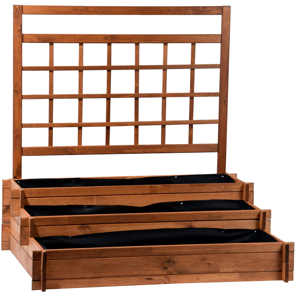 dobar Hochbeet Peru 110 x 115 x 88 cm braun Bild 6