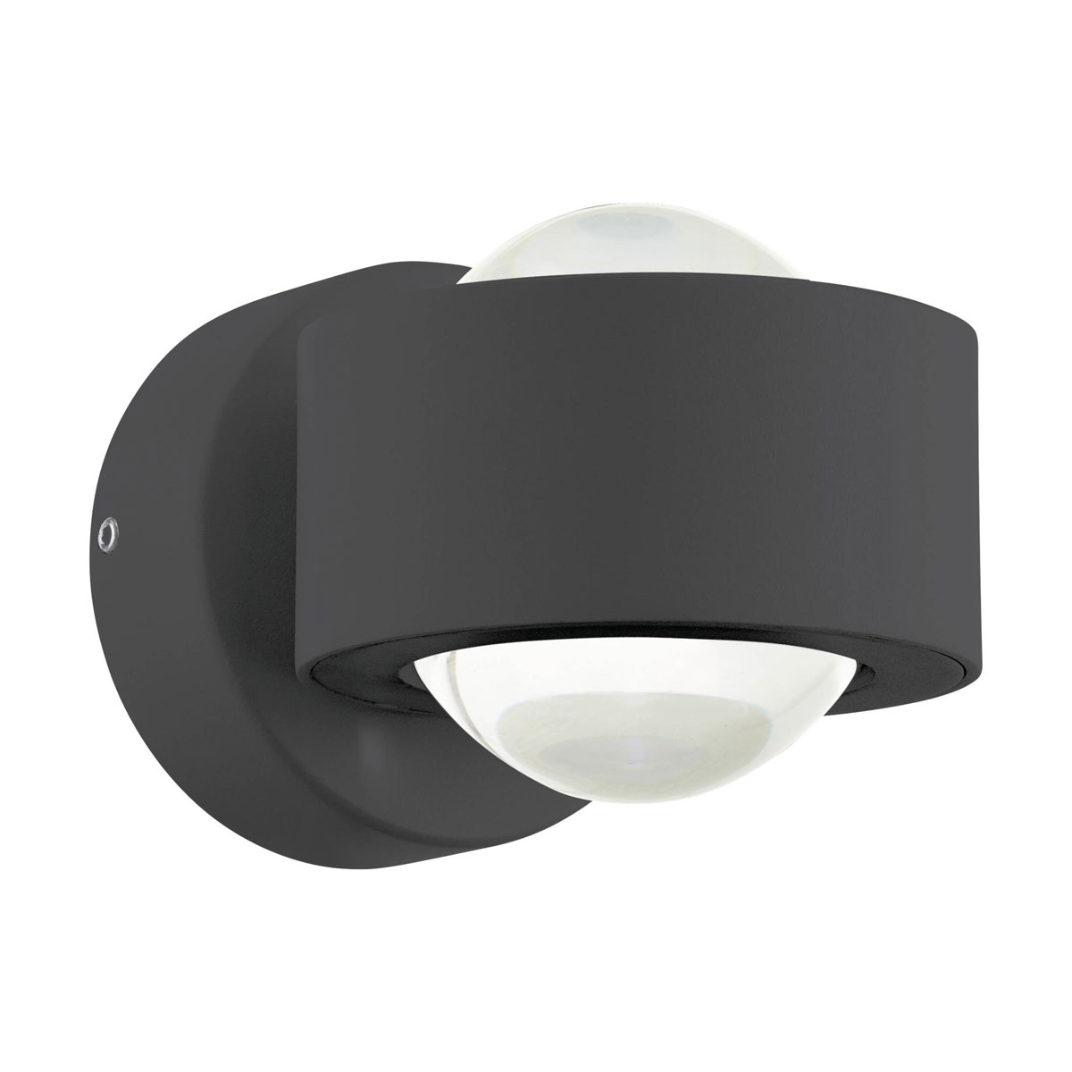 | Treviolo | schwarz-klar LED-Außenwandleuchte schwarz 249798 Eglo