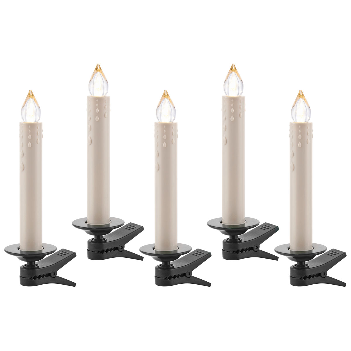 Ambientis Kabellose LED-Kerzen 5-teilig Erweiterungsset