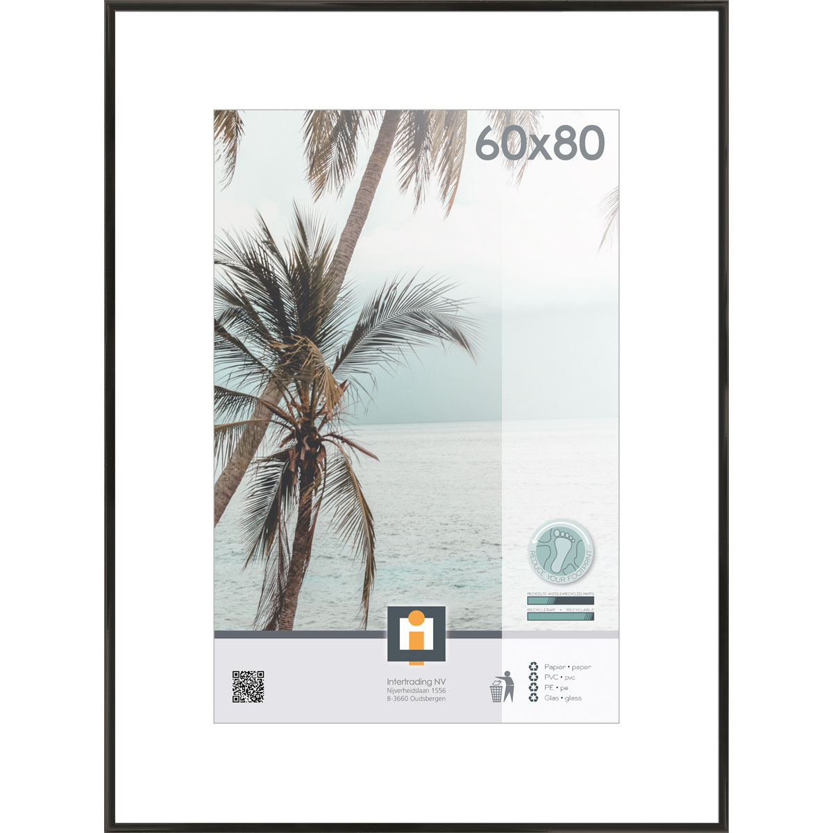 Bilderrahmen Kyoto 60x80 cm schwarz Bild 1