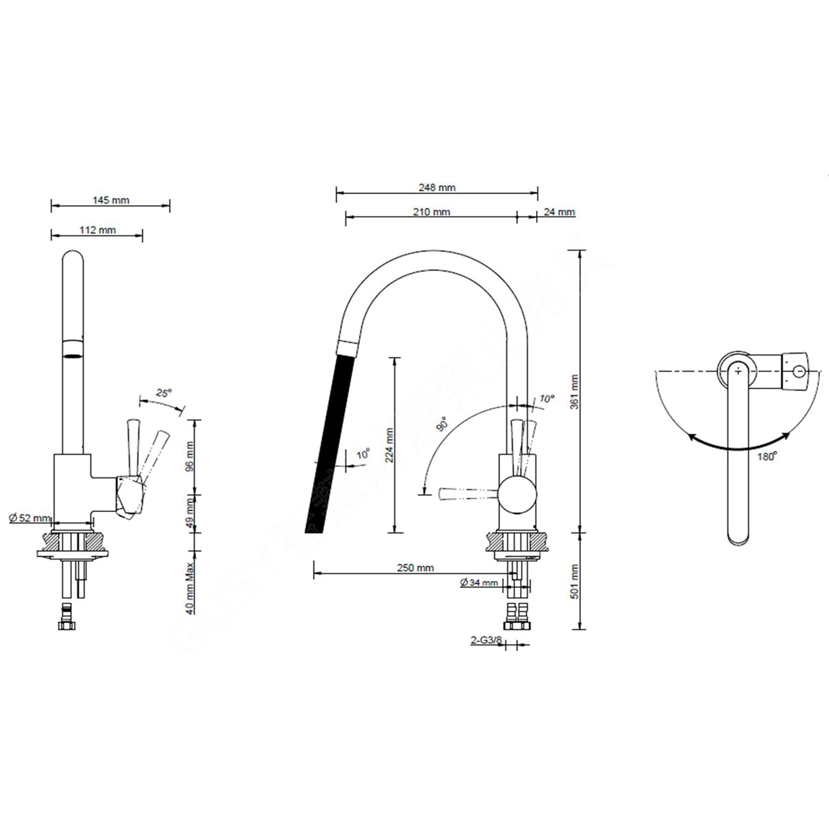 Lenz  Küchenarmatur MANA chrom Bild 7