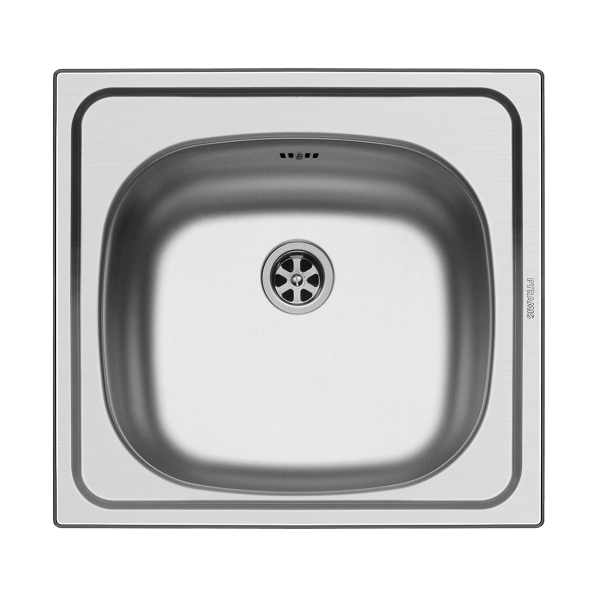 Pyramis  Edelstahl-Einbauspüle E 33 Edelstahl glatt