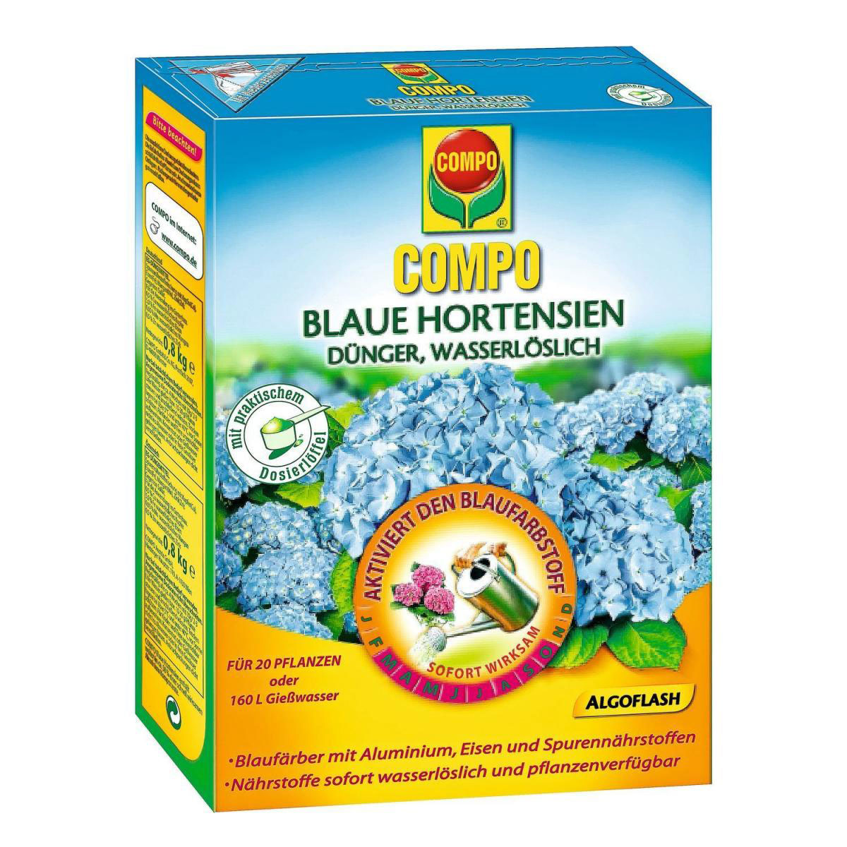 Compo Hortensien Blau 800 g