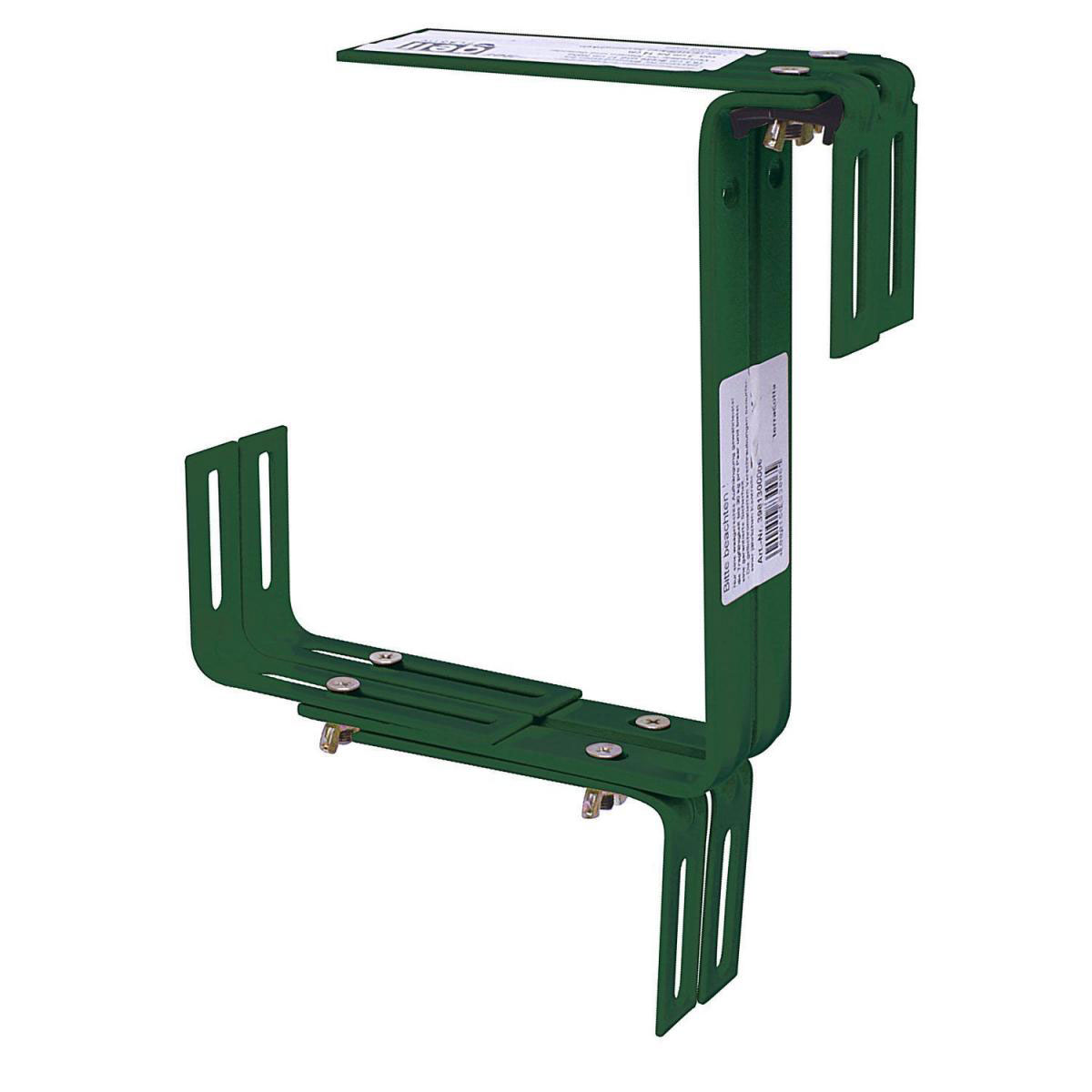 Geli Blumenkastenhalter Typ C dunkelgrün