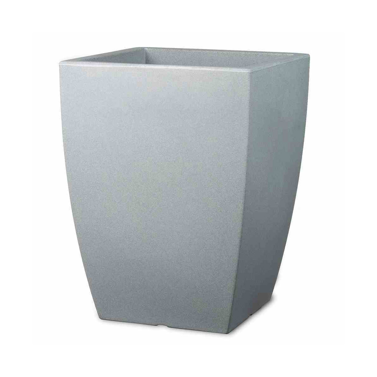 Gefäß „Norwich“ 30x30x40 cm, stein-grau
