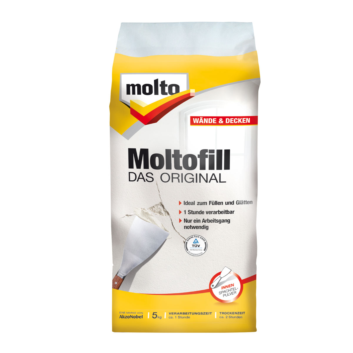 Molto fill Spachtelpulver Innen 5000 ml