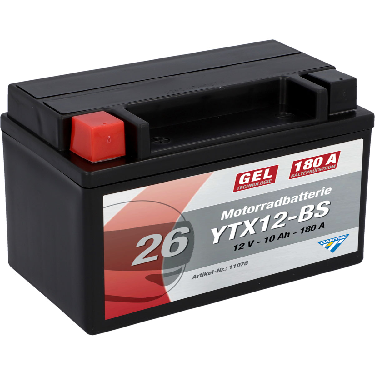 Batterie GEL YTX12-BS 12Ah 240A