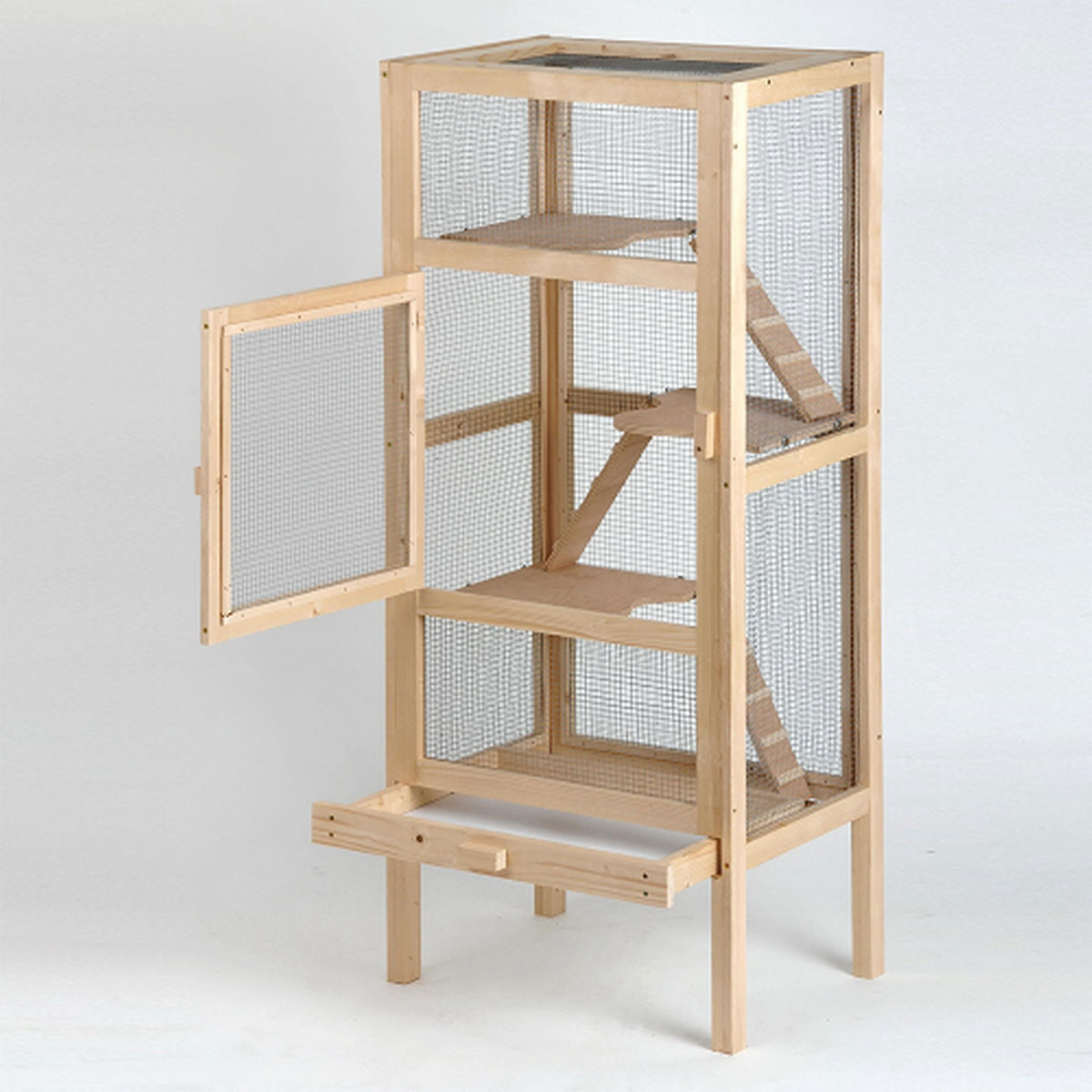Rohrschneider Nagervoliere „Woody“, 60x140x44 cm