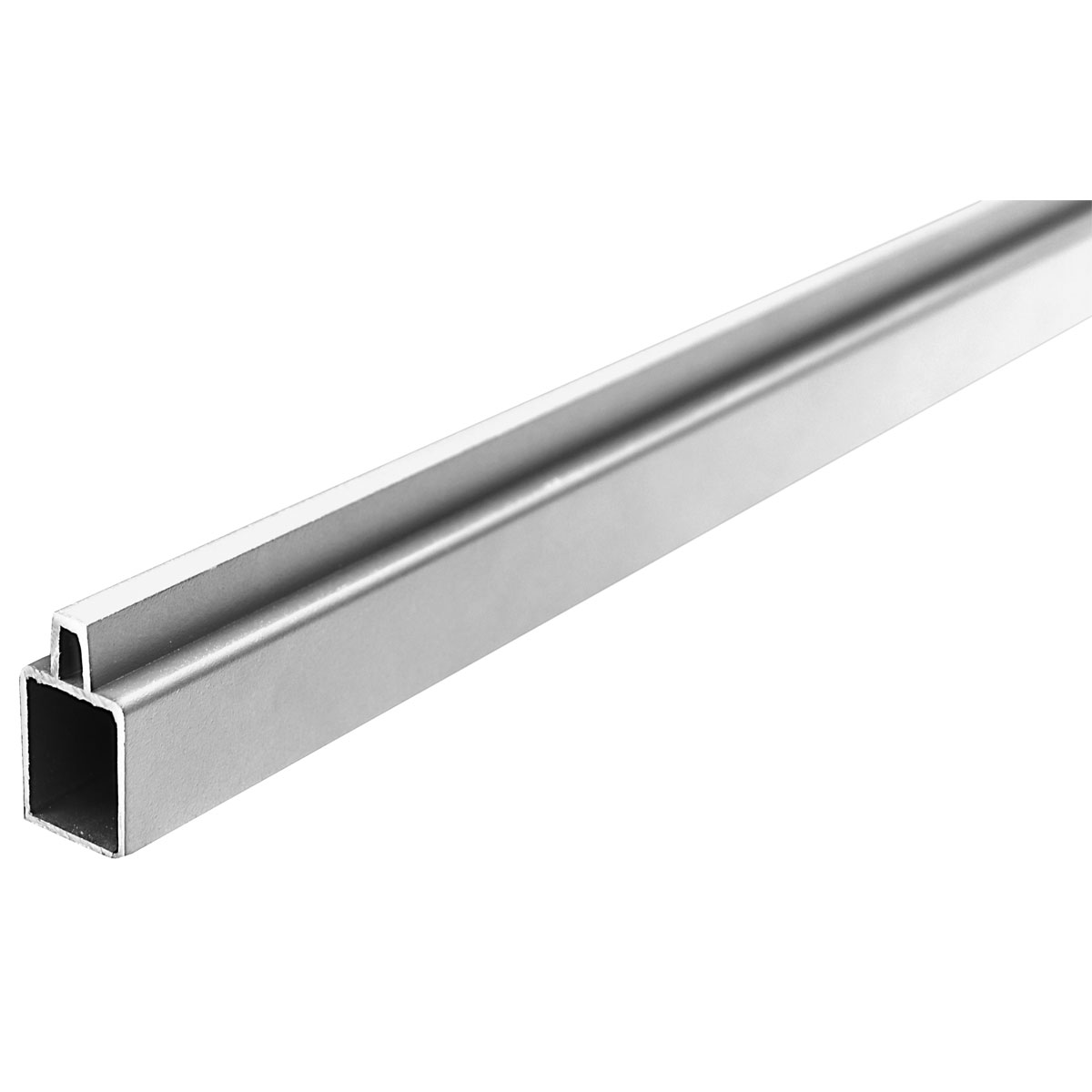 WPC Steckzaun Anfangs Endleiste 179 x 2,5x 2 cm Aluminium Bild 2