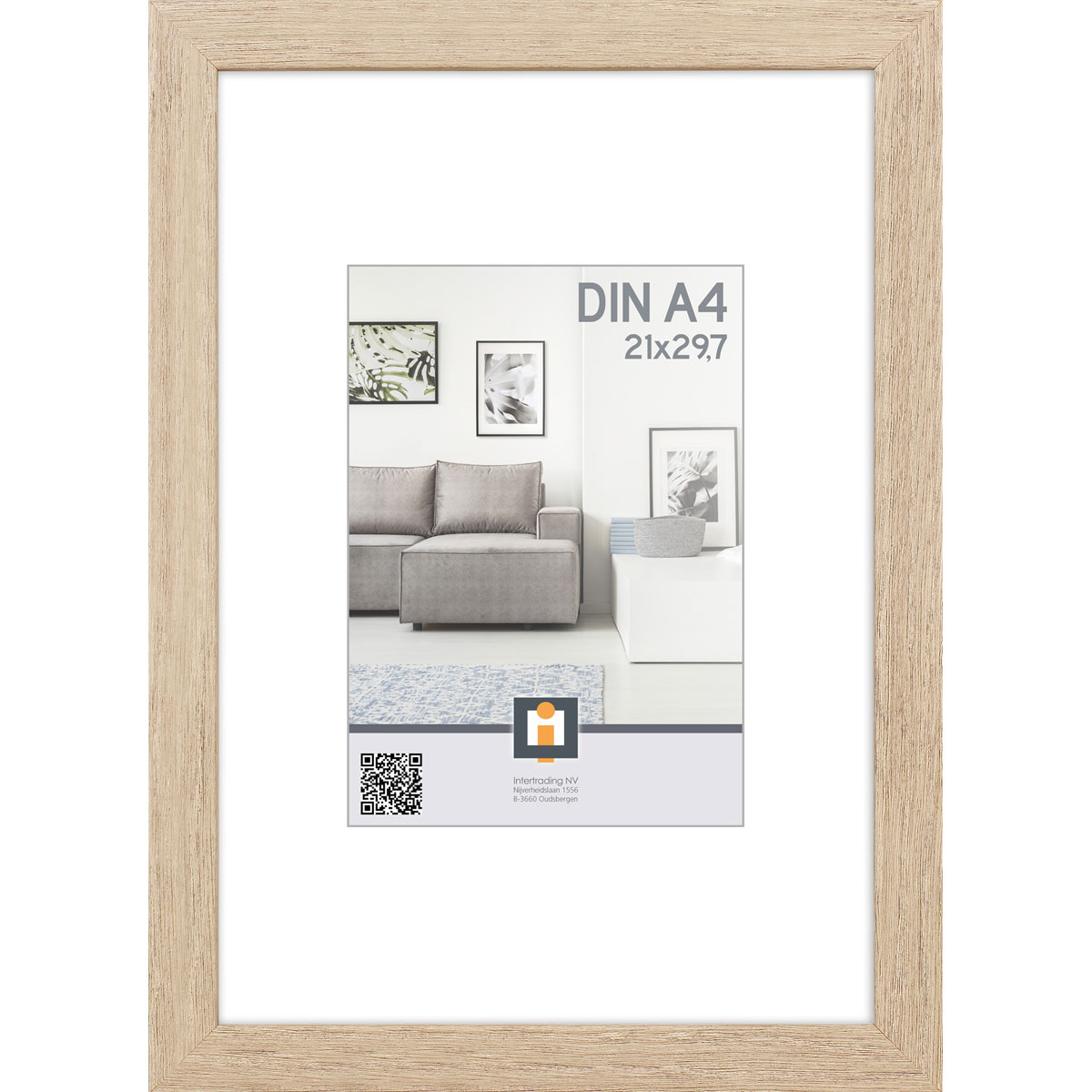 Bilderrahmen Livorno 21x30 cm Vintage Eiche