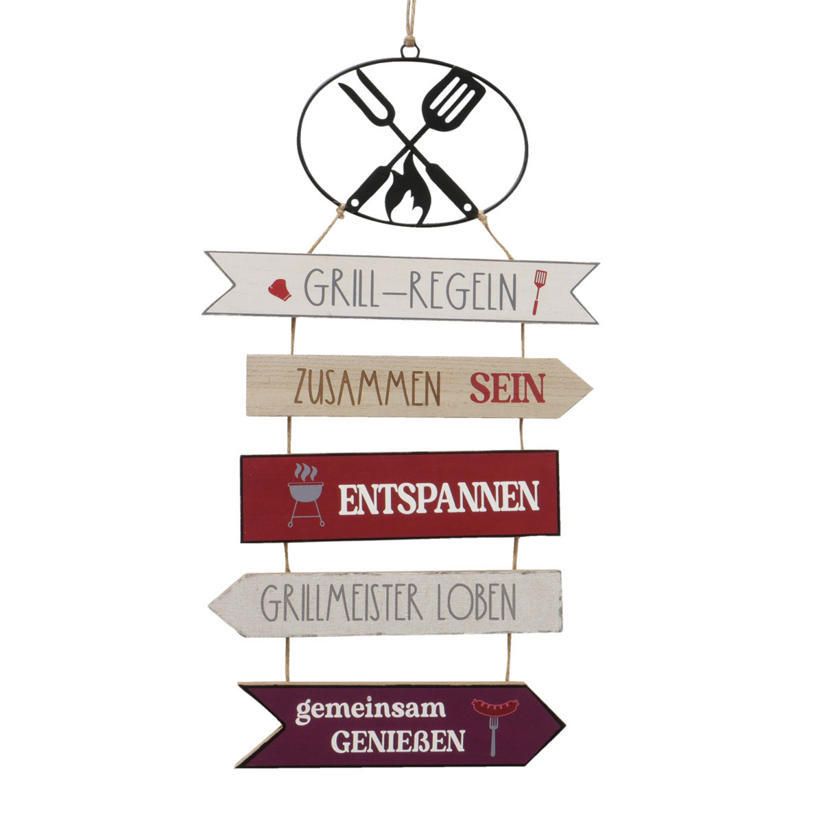Schild Grill 30x45 cm Bild 2