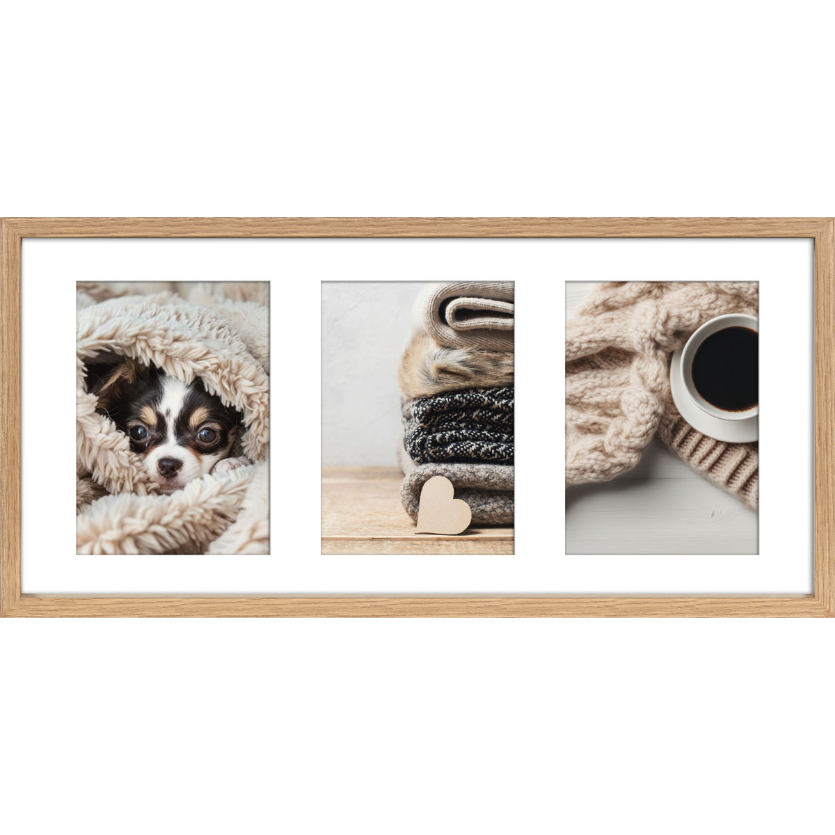 Bilderrahmen Nordic eiche 23x50cm