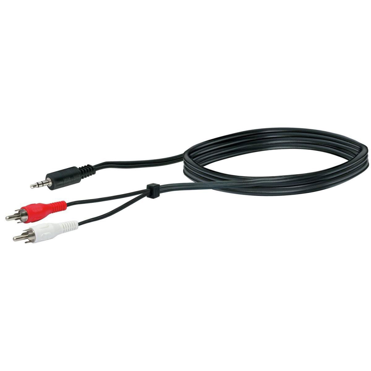 Schwaiger A-Audio-Y-Adapterkabel Stereo 1,5m