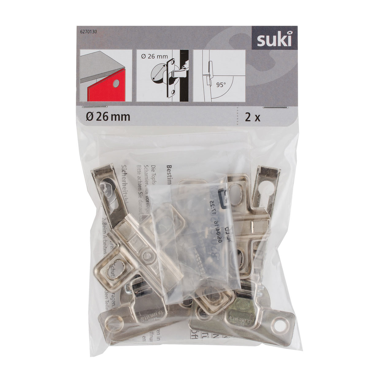 Suki Topfscharnier mit Feder 2 Stück