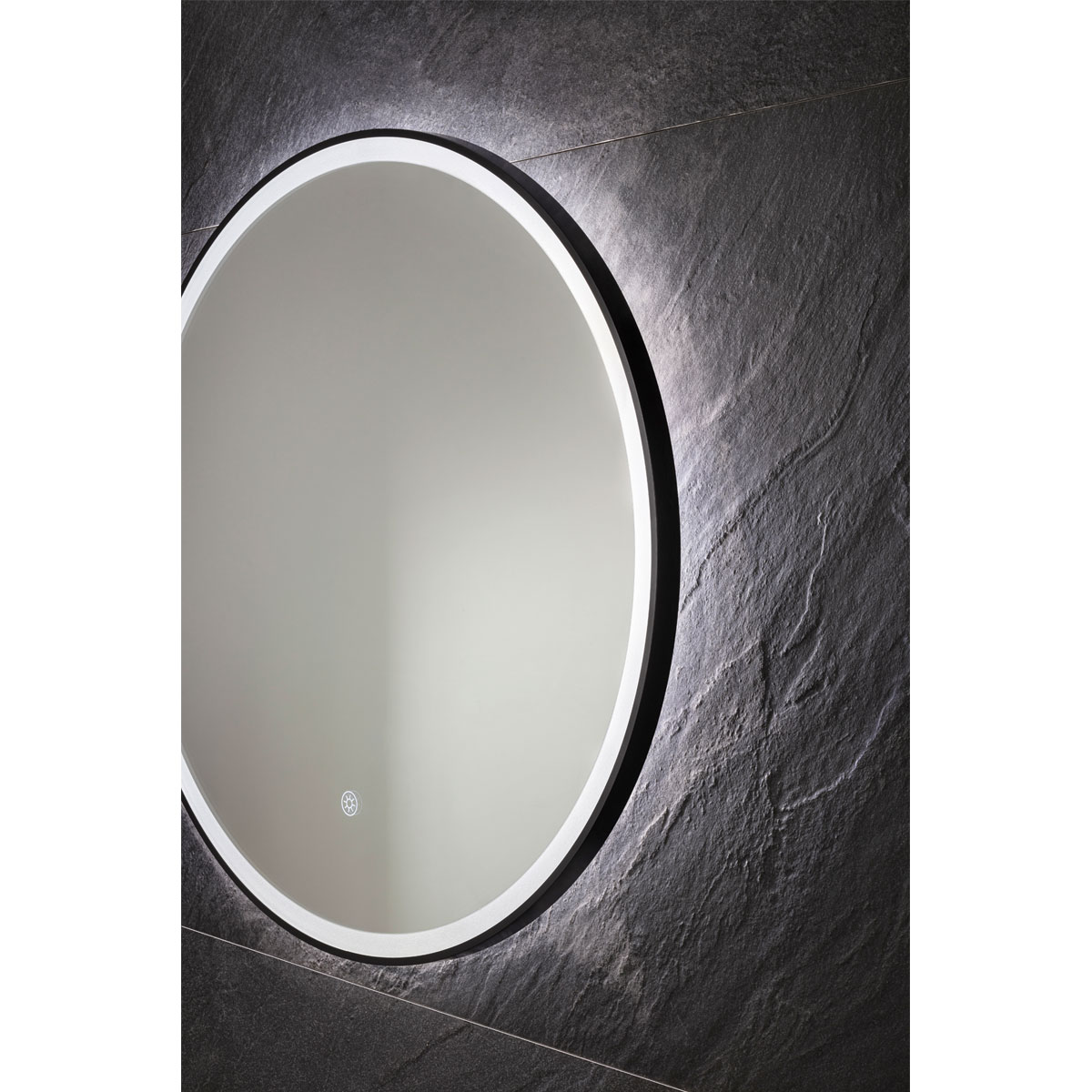 Fackelmann Spiegel schwarz rund 60 cm Bild 2